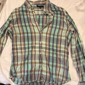 Aeropostale Multicolor Plaid Flannel Shirt
